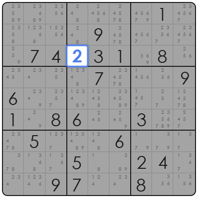 sudoku pointing pair